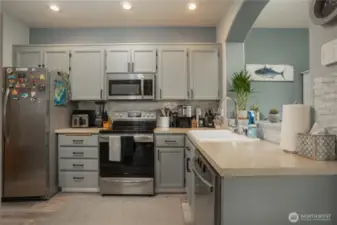 all stainless appliances