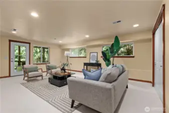 Lower level has its own private entry, perfect for making it an MIL suite