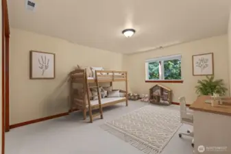 4th bedroom or office space (lower level)