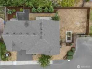 Birds eye view from above. .140 acres