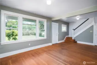 Living Room upon Entering House