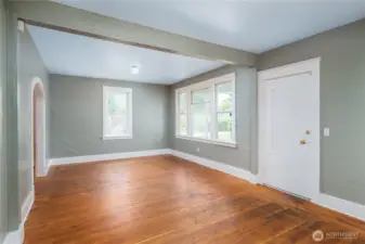 Living Room upon Entering House