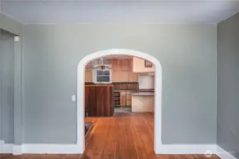 Living Room looking into Kitchen