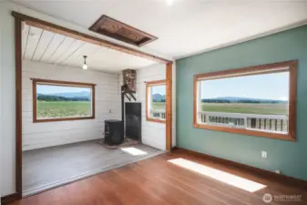 Potential main level primary suite