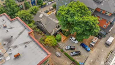 The property was a single family 1909-built home, converted into 4 units in the mid-1970's. 3 of the 4 units updated in the last 5 years.