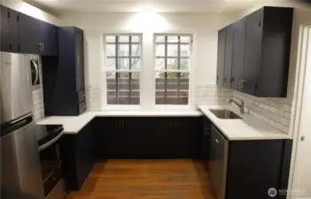 The back bottom apt is Unit 2 and is a studio, updated in 2023
