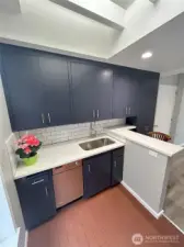 Unit 4 - Updated kitchen with skylights