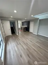 Unit 4 Large great room with skylights