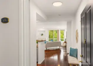 Entry to top-floor unit