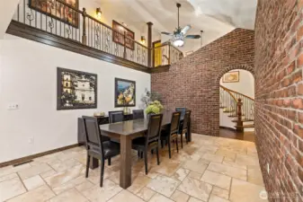 Bold & Beautiful Best Describes the Dining Room ~