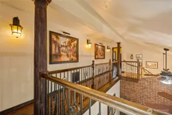 Now for the Upstairs.... Lovely Wide Plank Hickory Floors