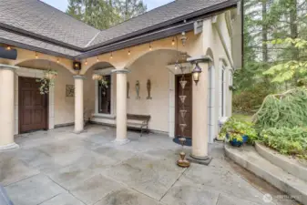 Door to the left leads into the Garage ~ Door Straight Ahead to Finished Loft & Guest Quarters ~ Garage has Own Permitted Septic