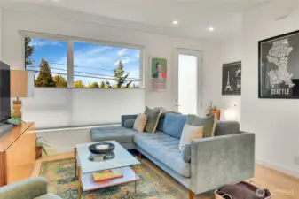 previously furnished living room