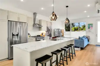 Previously furnished kitchen