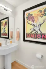 Previously decor'd Half Bath