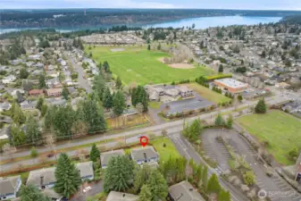 Located across from Vassault park