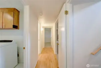 Lower level hallway
