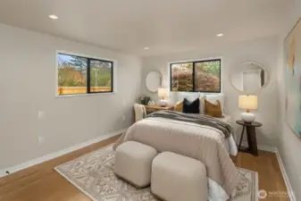 Third bedroom filled with natural light.