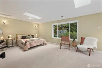 Lower level oversized 4th bedroom, guest suite or flex space.