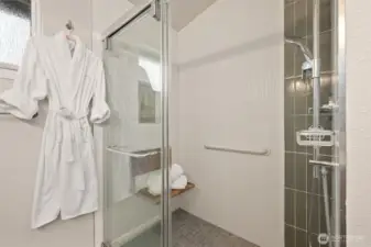 Spa-inspired shower.