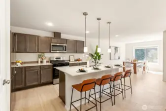 Expansive Kitchen Island