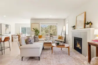Roomy Living Area w/Gas Fireplace