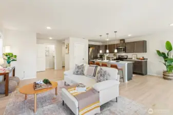 Open, airy living space