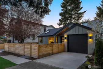 EV ready 1-car garage