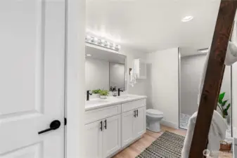 Bathroom & Laundry closet