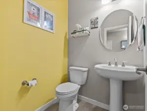 half bath downstairs
