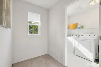 Upstairs laundry room - conveniently where the bedrooms are!