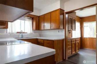 spacious kitchen