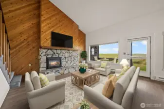 Living Room - Virtually Staged
