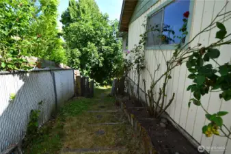 Walkway to Backyard