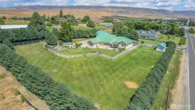 1.64 acres of heaven here in town.