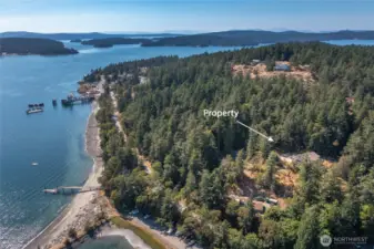 Quarter mile to Washington State ferry dock