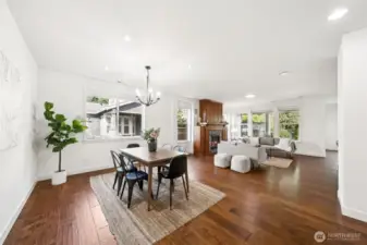 Coming into the great room and the possibilities are endless!