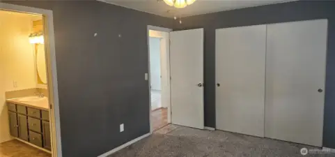 Large primary bedroom with private bath