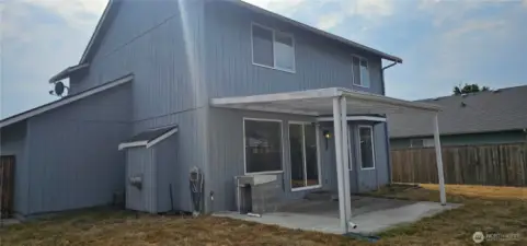 Good sized back yard