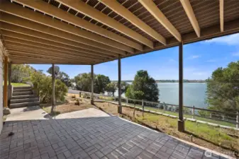 Patio off basement