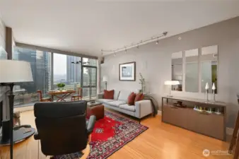 Large living room with even larger view