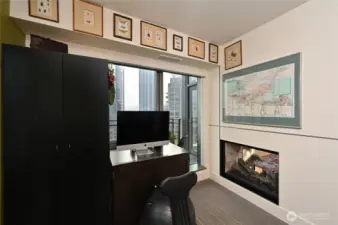 The two sided fireplace
