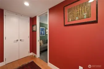 The entrance to the den