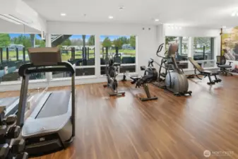 Clubhouse fitness center