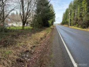 Looking North on Mox Chehalis Road
