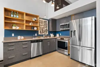 Newer stainless steel appliances