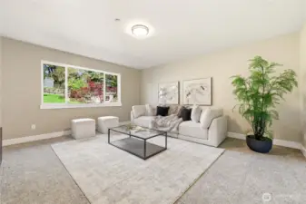 The bonus room upstairs provides so many possibilities - ideal as a playroom, movie theatre, or home gym