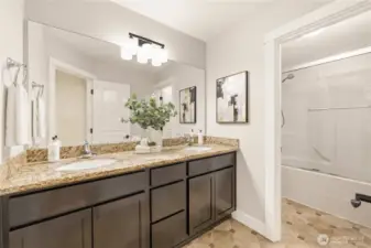 Full bathroom upstairs