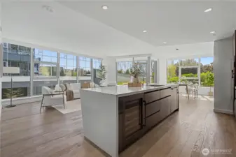 Kitchen & Living Room