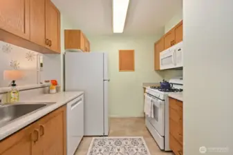 Inviting layout with warm wood tones and homey charm.
